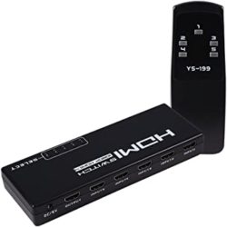 swiths multiprise 5 entrées 1 sortie