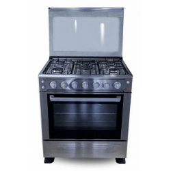 Cuisinière ASTECH 5 feux 80 X 60 INOX 80 MIS